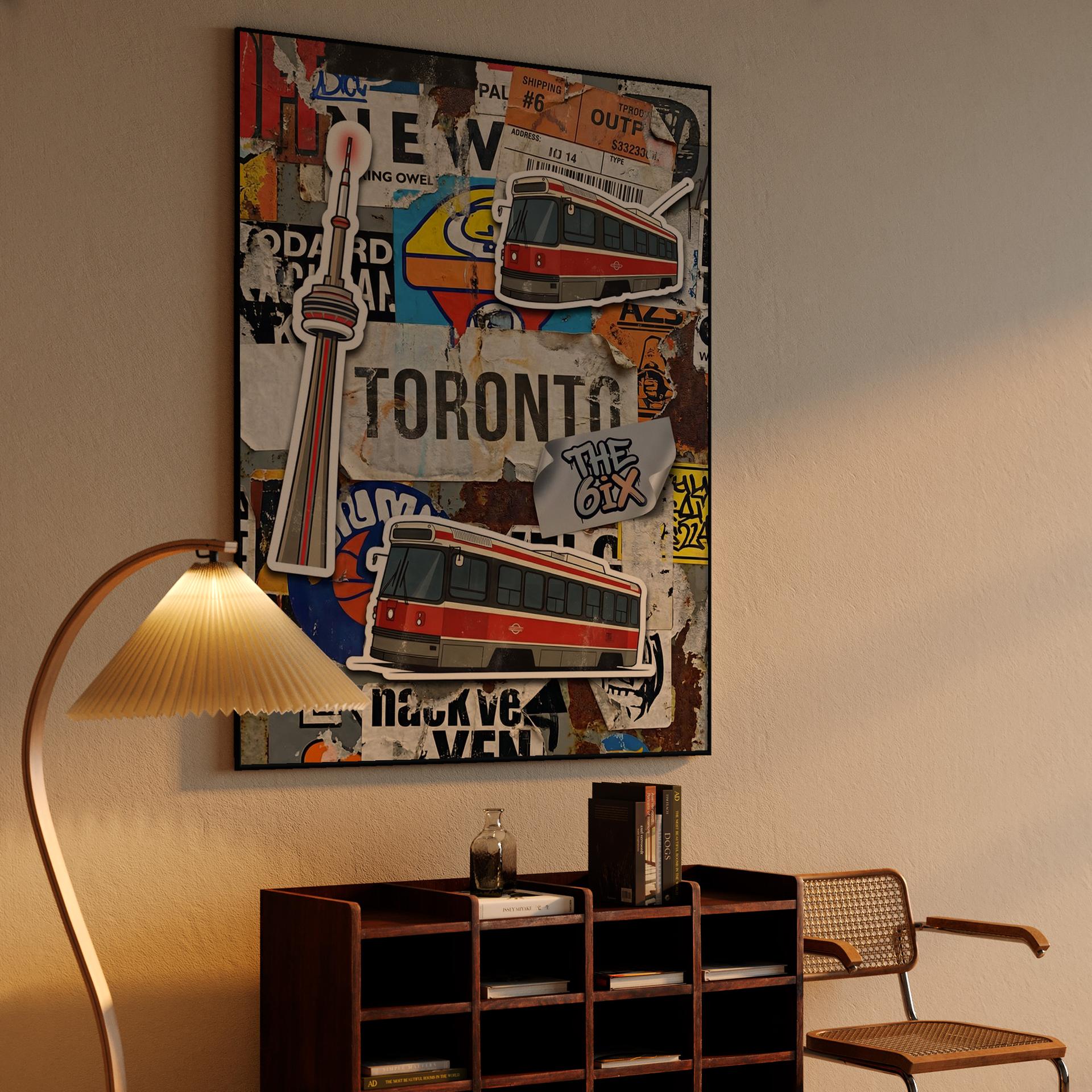 Toronto Street Culture Sticker Collage