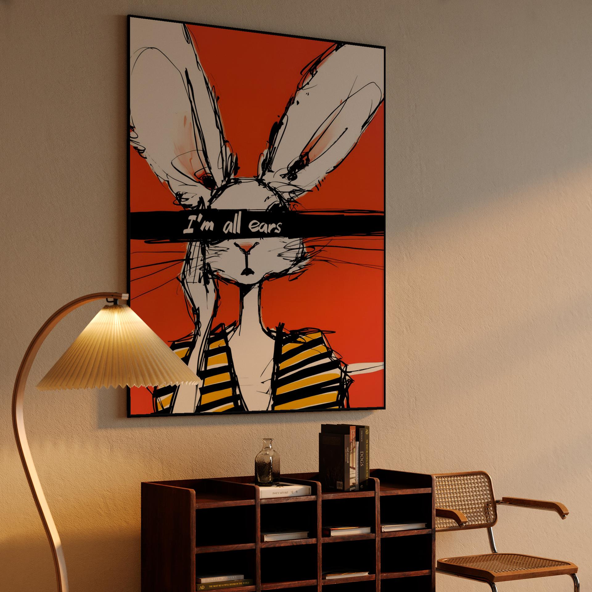 I'm All Ears Rabbit Pun