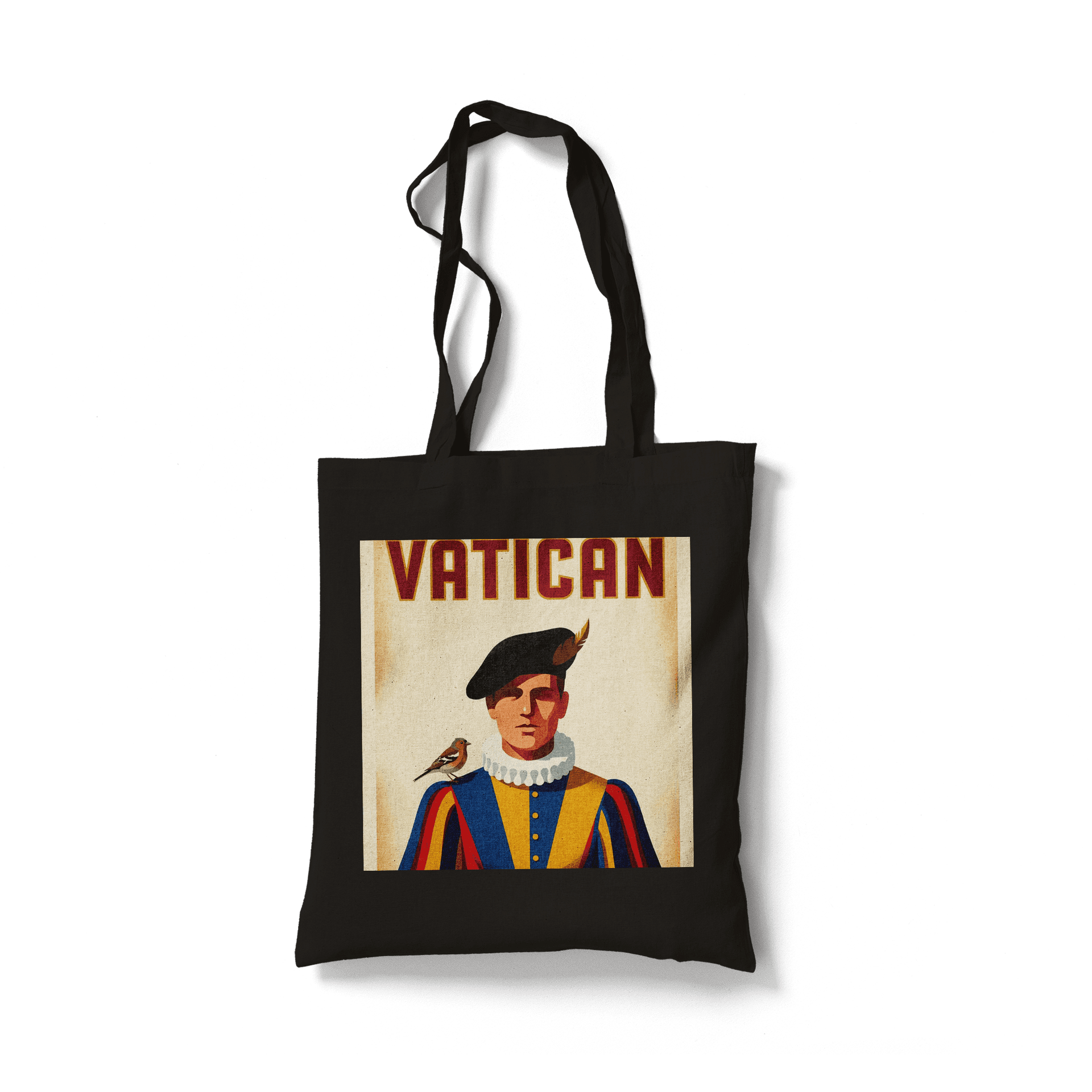 Vatican Retro Poster: Swiss Guard and Chaffinch