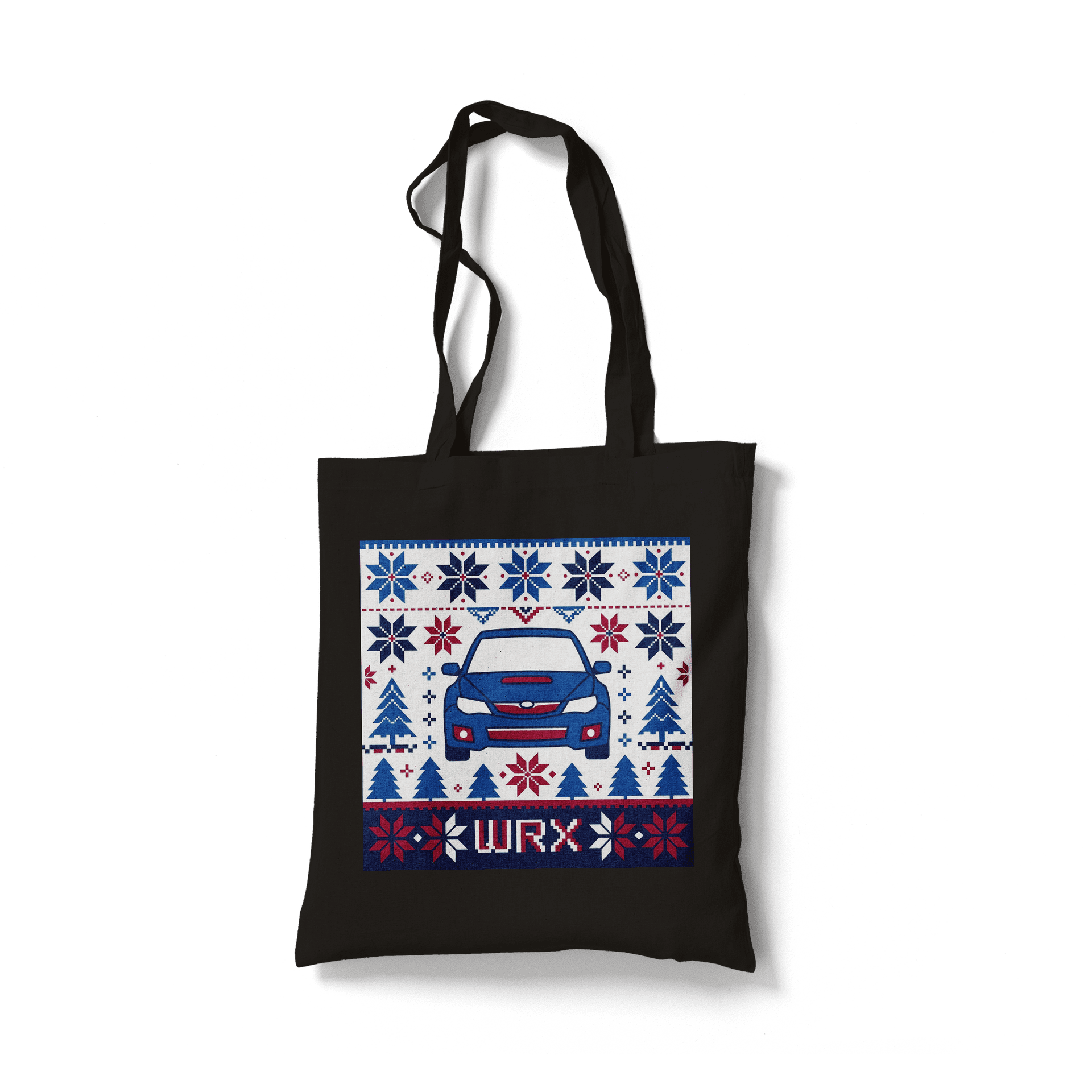 Subaru WRX Nordic Holiday Knit Pattern Art