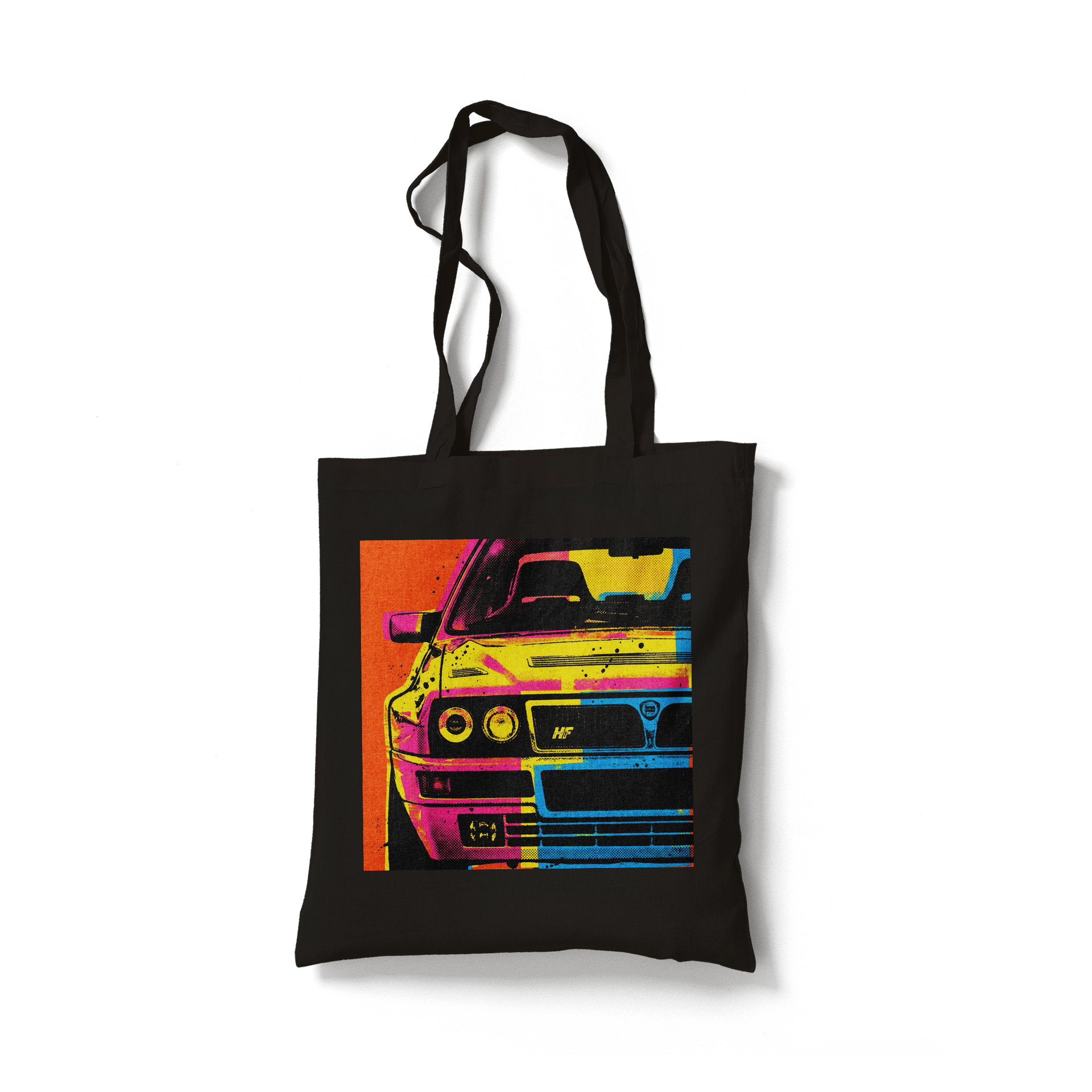 Lancia Delta Integrale Neon Pop Art Poster
