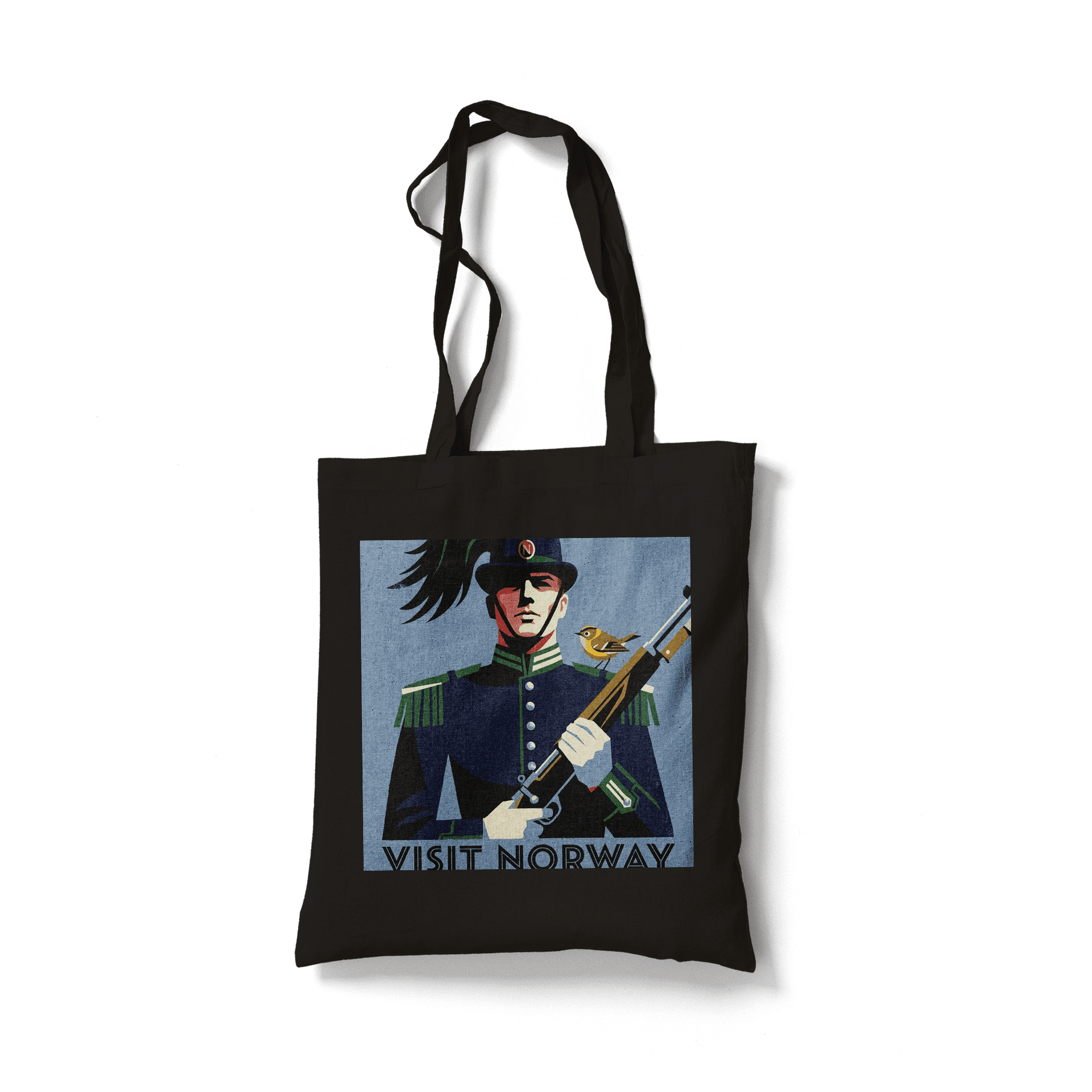 Visit Norway Retro Poster: His Majesty's King's Guard