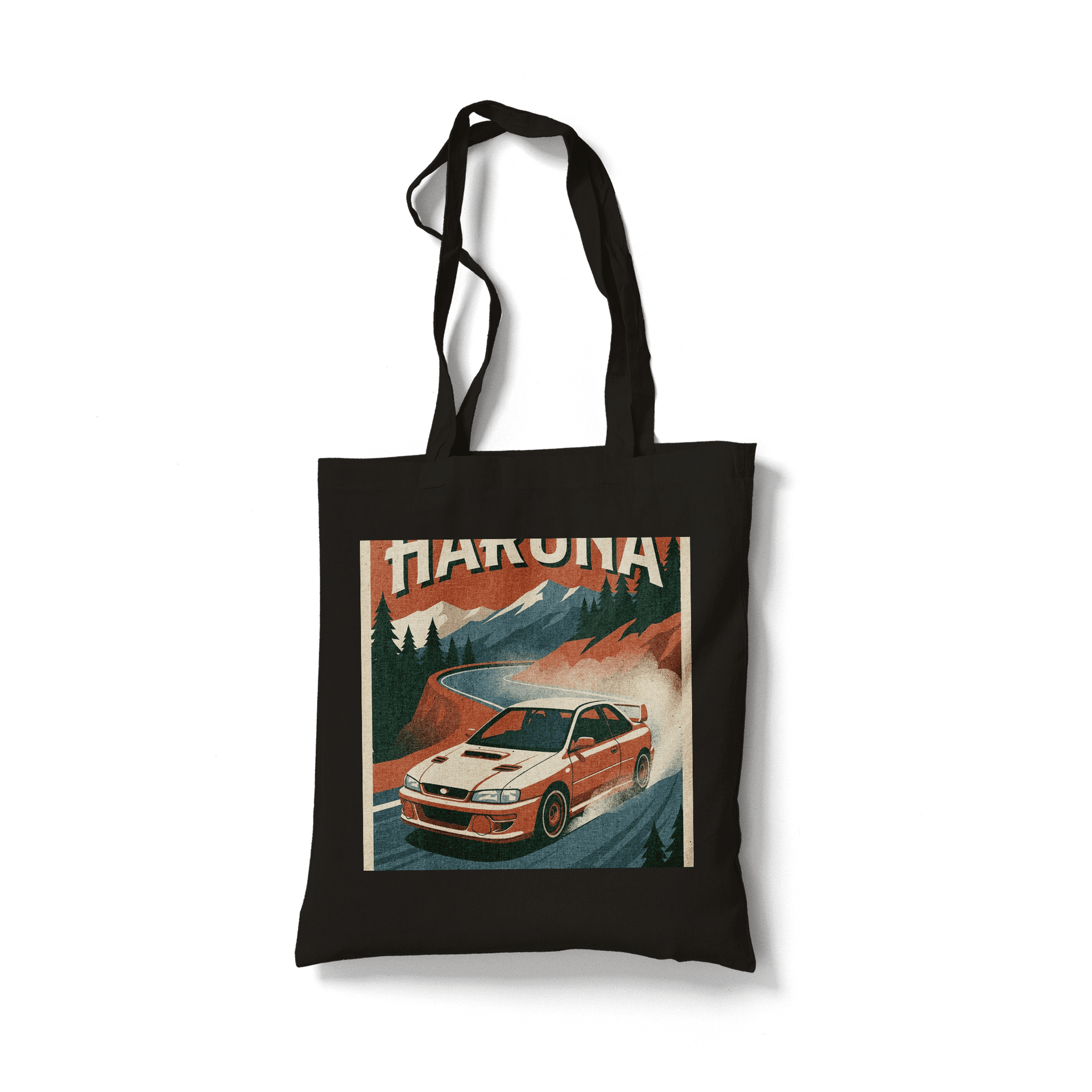 Mount Haruna - Subaru Impreza Retro Travel Poster