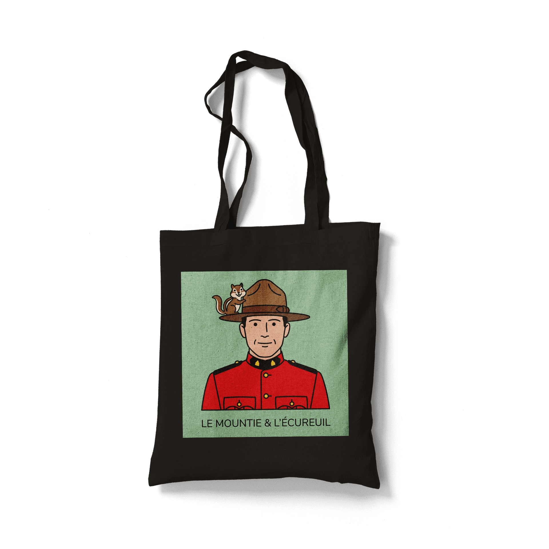 Le Mountie & L'Écureuil: Canadian Mountie with Chipmunk