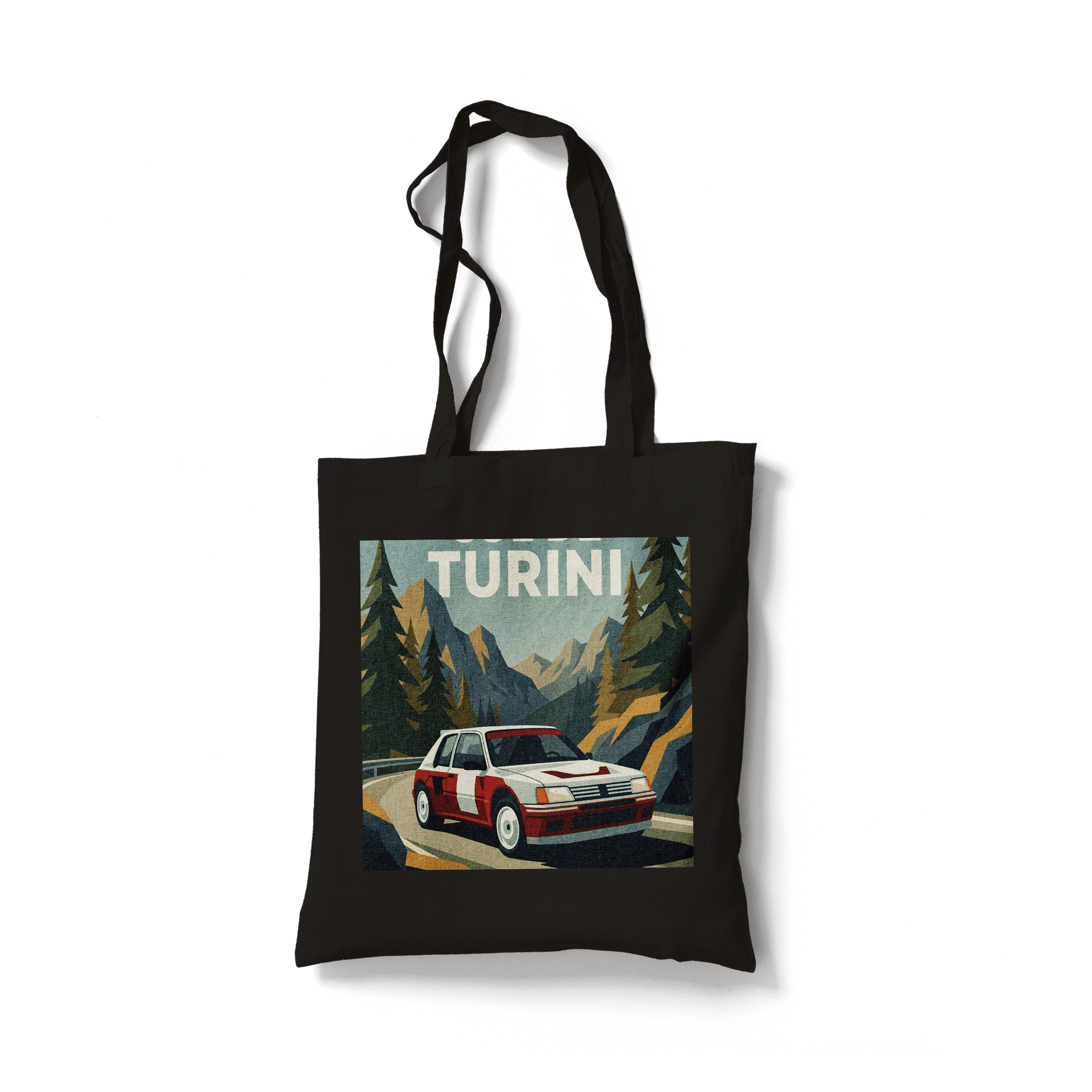 Col de Turini: Peugeot 205 T16 Retro Poster