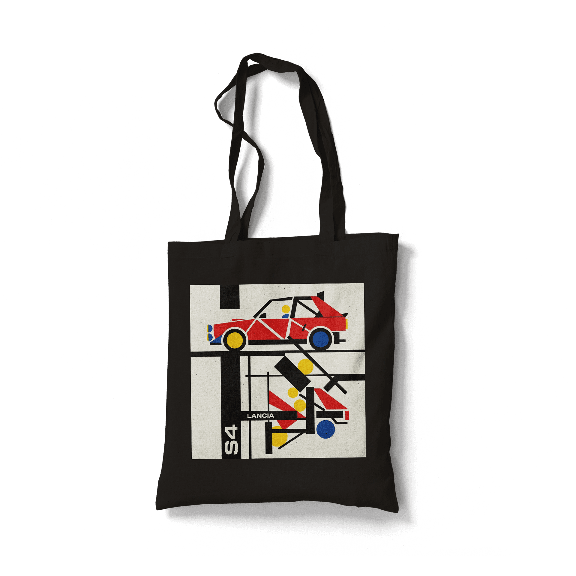 Lancia Delta S4 - Constructivist Geometric Poster