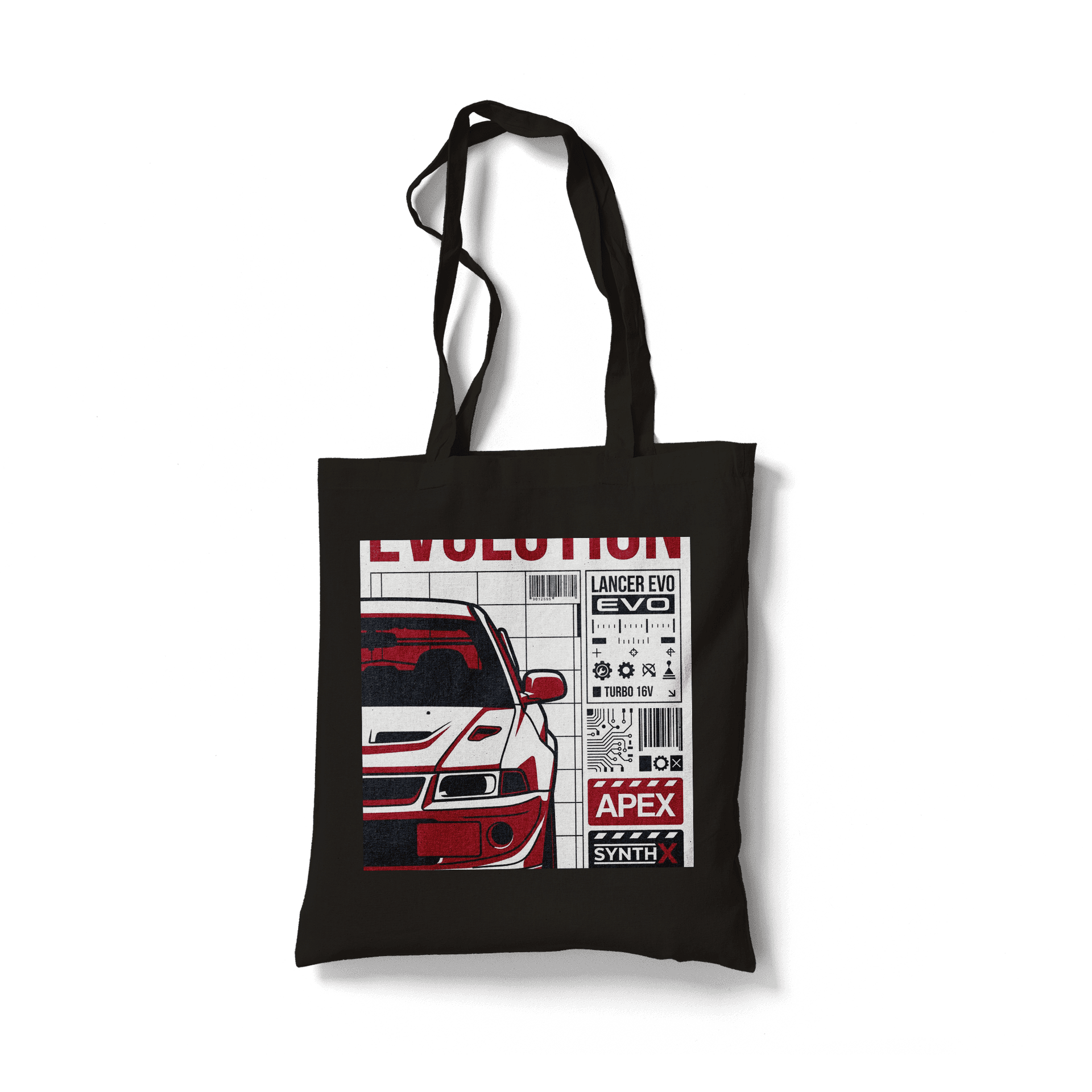Mitsubishi Lancer Evolution Vintage Technical Collage Poster