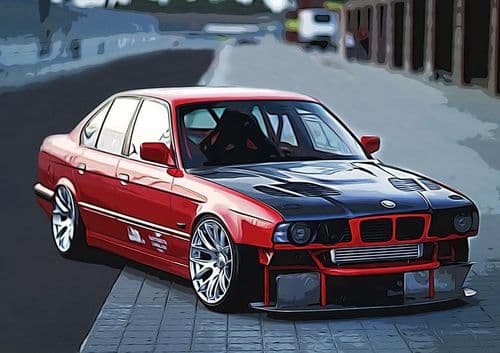 Automotive wall art posters