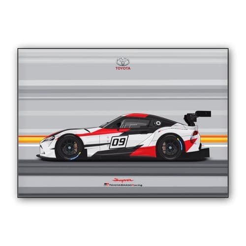 Toyota GR Supra wall art poster