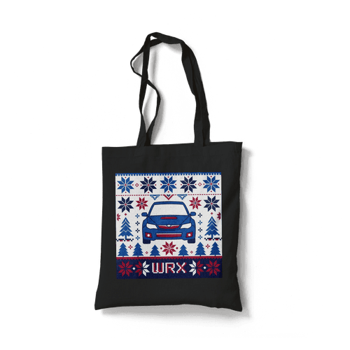 Subaru WRX Nordic Holiday Knit Pattern Art wall art poster