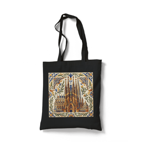 Sagrada Familia Majolica Motif wall art poster
