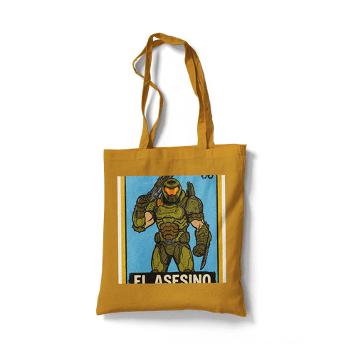 Lotería El Asesino Doom Slayer wall art poster