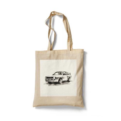 Audi Quattro Minimalist Sumi-e Ink Wash Painting wall art poster