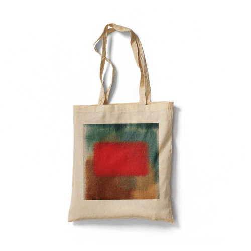 Red Meditation - Color Field Abstract Painting wall art poster