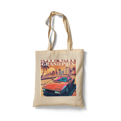 Miami Grand Prix: Classic Ferrari Testarossa wall art poster