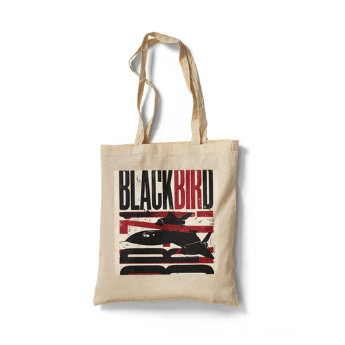Blackbird Retro Linocut wall art poster