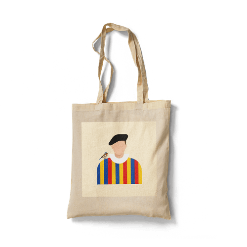 The Guard's Friend: Minimalist Swiss Guard Art wall art poster