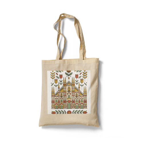 Duomo di Milano Folk Art Motif wall art poster