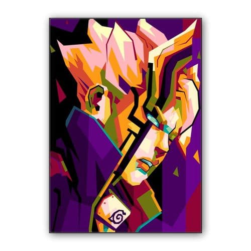 Boruto mode Karma in pop art wall art poster