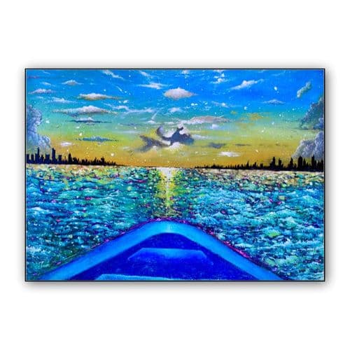 Sea view wall art poster