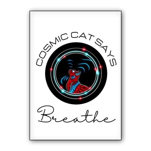 Cosmic Cat 1 wall art poster