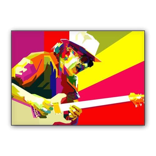 Carlos Santana Pop Art WPAP wall art poster