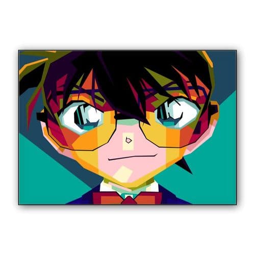 Detective Conan in pop art wall art poster