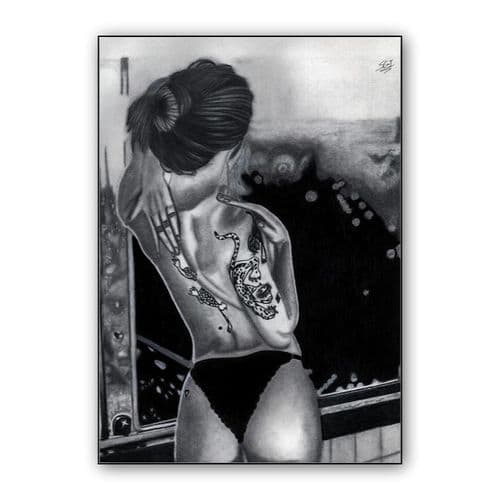 Drawing wall art poster