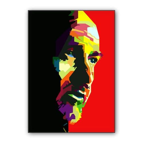Peter Gabriel Pop Art WPAP Canvas Print wall art poster
