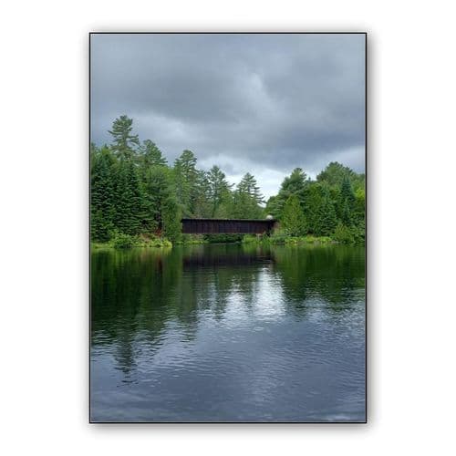 Train track in the middle of nowhere wall art poster