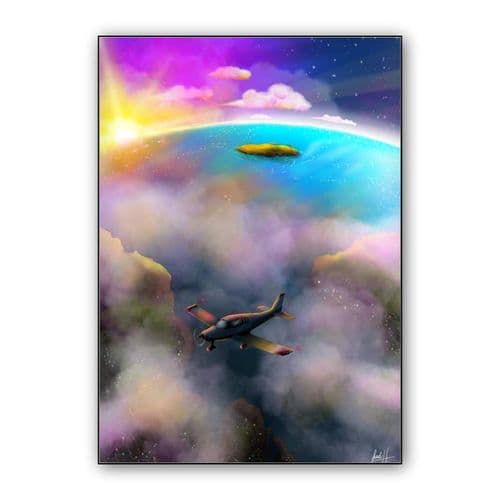 Tour du monde wall art poster