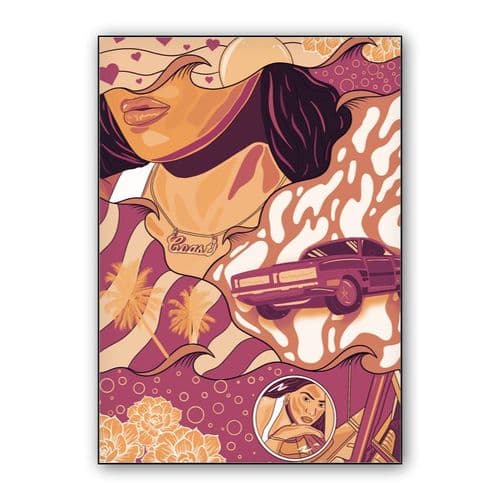 Hailee Steinfeld Coast wall art poster