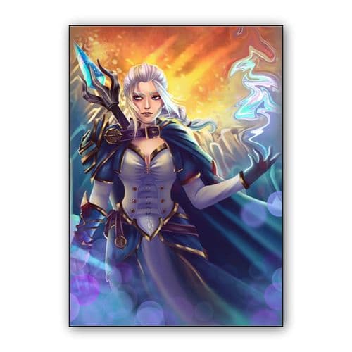 Mage Proudmoore wall art poster
