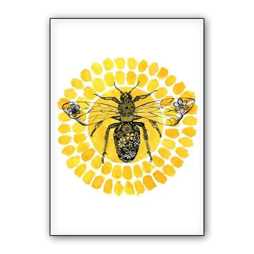Bee You wall art poster