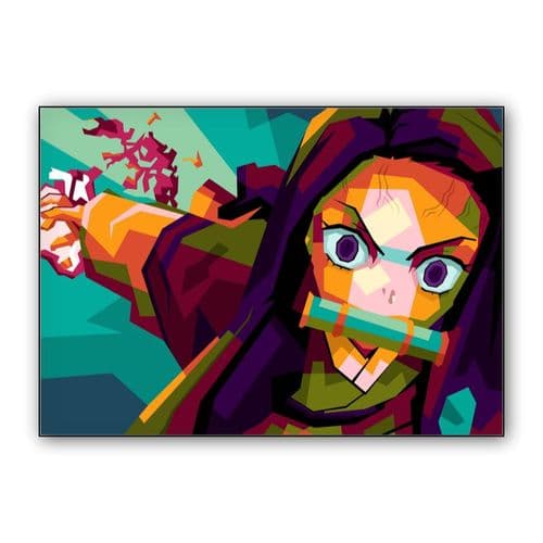 Anime Demon slayers 2 pop art wall art poster