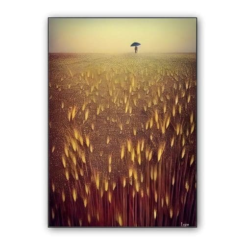 THE WHEAT FIELD wall art poster