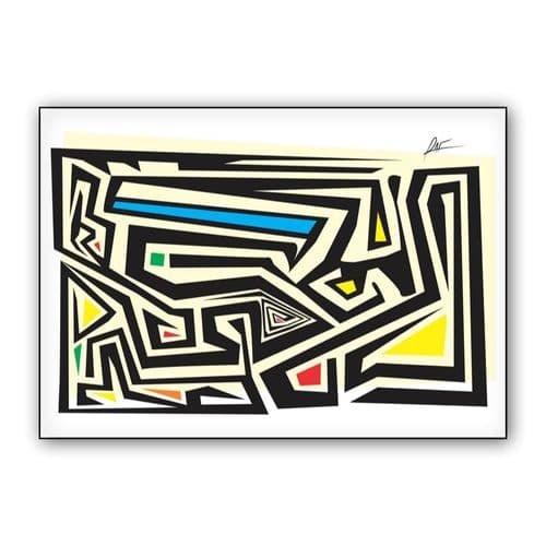 simbiosis wall art poster