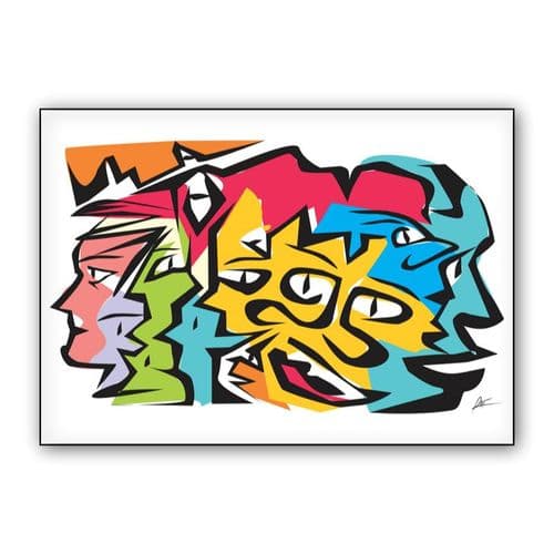 Los pensamientos wall art poster