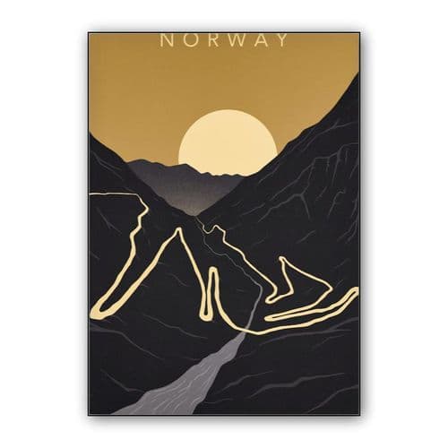 Norway - Trollstigen wall art poster