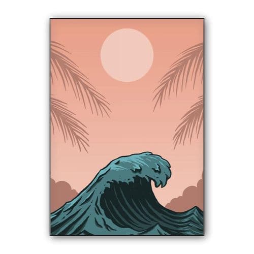 Big Wave wall art poster