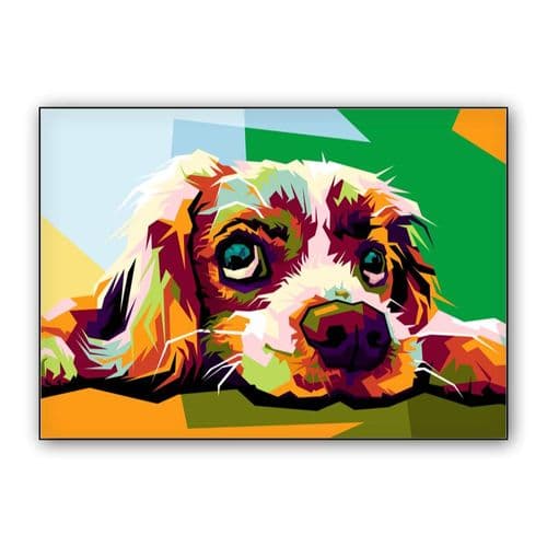 Anime Pet dog Sleepy cute wall art poster