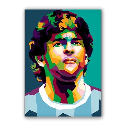 Legend football world DIEGO MARADONA POP ART wall art poster