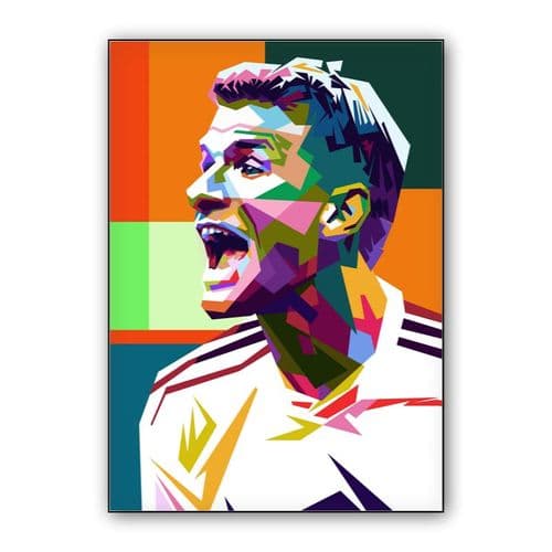 Thomas Müller pop art wall art poster