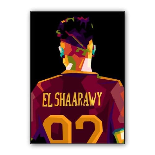 Legend football El Sharawy pop art wall art poster