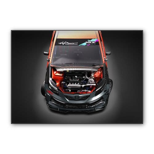 Honda Brio Drag Spec wall art poster