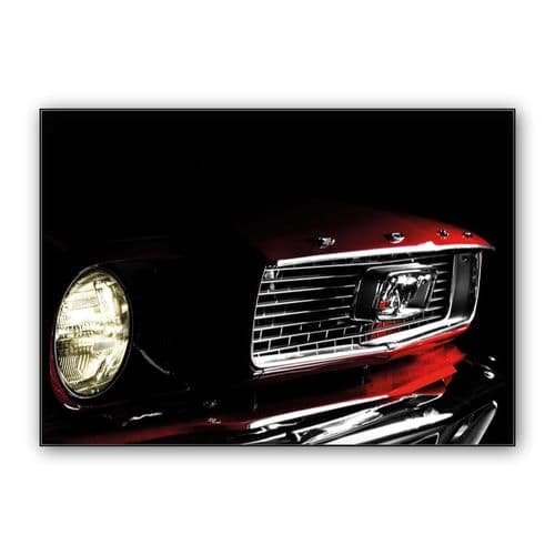 1969 Ford Mustang wall art poster