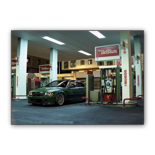 BMW M3 E46 CSL wall art poster