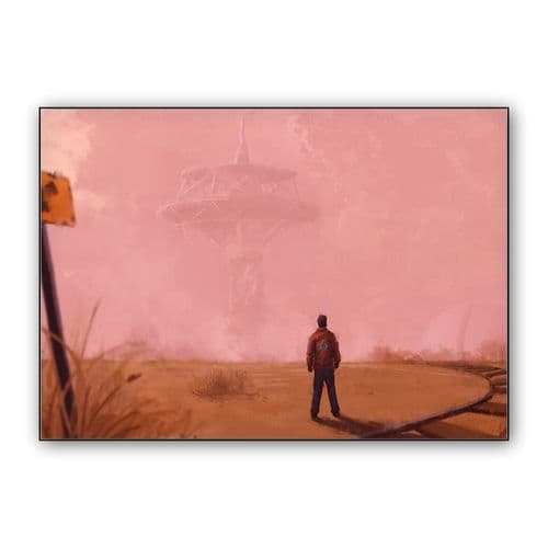 Hypersatelite wall art poster