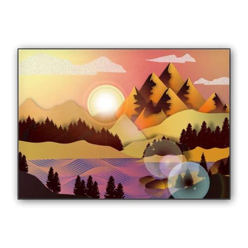 Sunset wall art poster