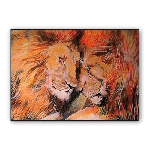 Leo Rising wall art poster